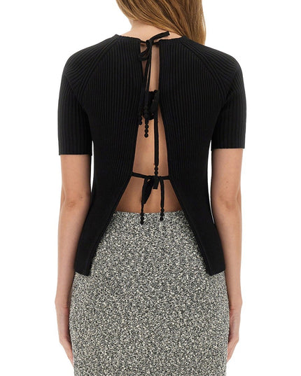RIBBED COTTON PULLOVER
