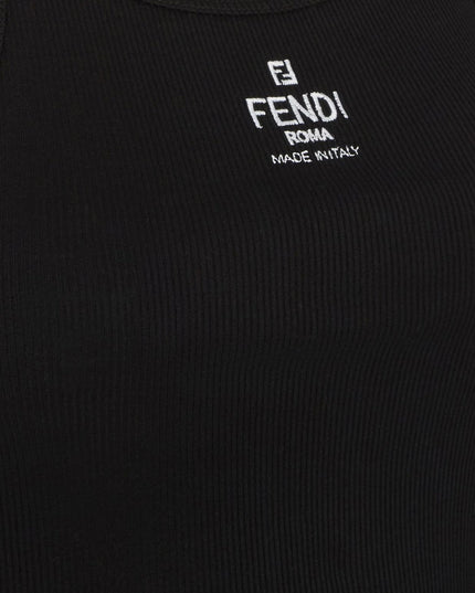 Ribbed cotton tank top