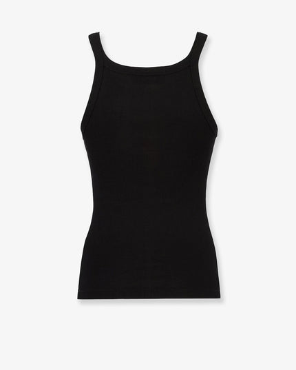 Ribbed cotton tank top