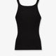 Ribbed cotton tank top