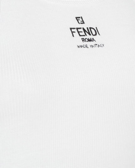 Ribbed cotton tank top