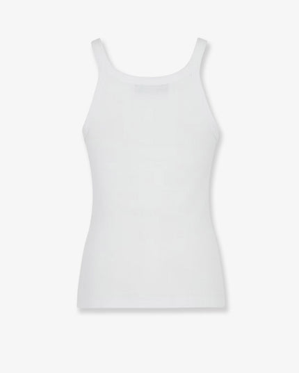 Ribbed cotton tank top