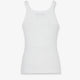 Ribbed cotton tank top