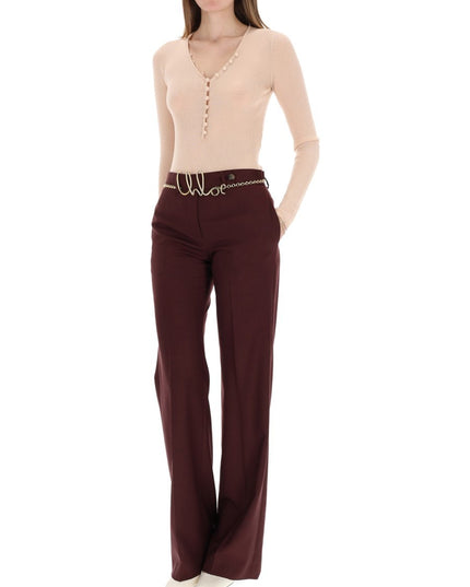 RIBBED KNIT WITH BUTTONS