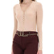 RIBBED KNIT WITH BUTTONS