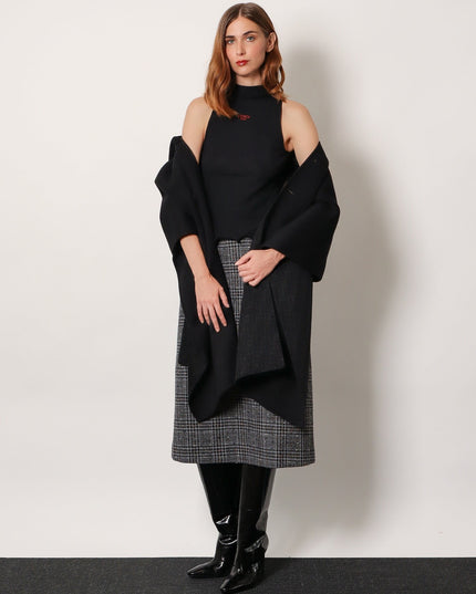 Ribbed virgin wool top