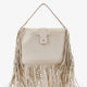 Rider leather handbag with metal Equestrian Knit logo