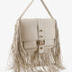 Rider leather handbag with metal Equestrian Knit logo