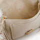 Rider leather handbag with metal Equestrian Knit logo