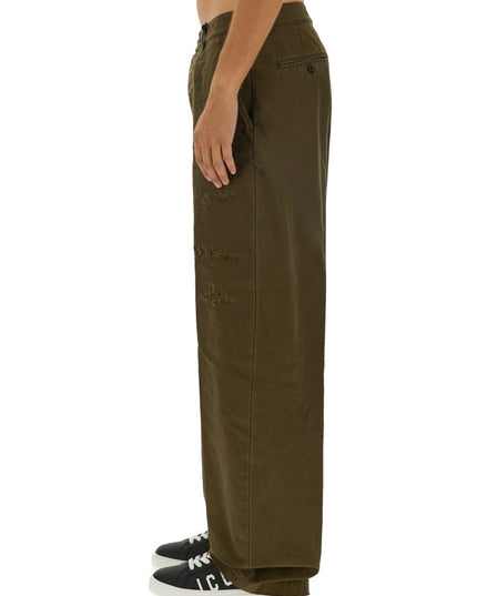 RIPPED BIG CHINO PANTS