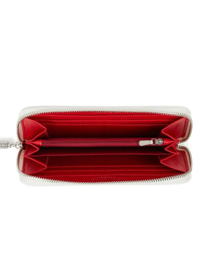 LaBante London | Robin Vegan Zip-Around Wallet | Weiss