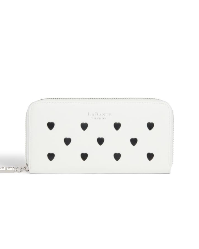LaBante London | Robin Vegan Zip-Around Wallet | Weiss