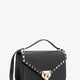 Rockstud leather crossbody bag with stud detail
