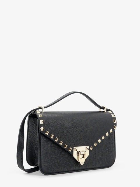 Rockstud leather crossbody bag with stud detail