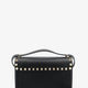 Rockstud leather crossbody bag with stud detail