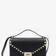 Rockstud leather crossbody bag with stud detail