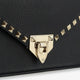 Rockstud leather crossbody bag with stud detail