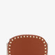 Rockstud leather shoulder bag