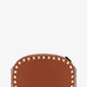 Rockstud leather shoulder bag