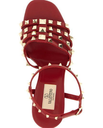 Valentino Garavani | Rockstud Sandaletten | Rot | Damen
