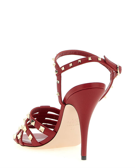 Valentino Garavani | Rockstud Sandaletten | Rot | Damen