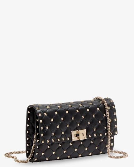 Rockstud Spike leather crossbody bag with iconic all-over studs