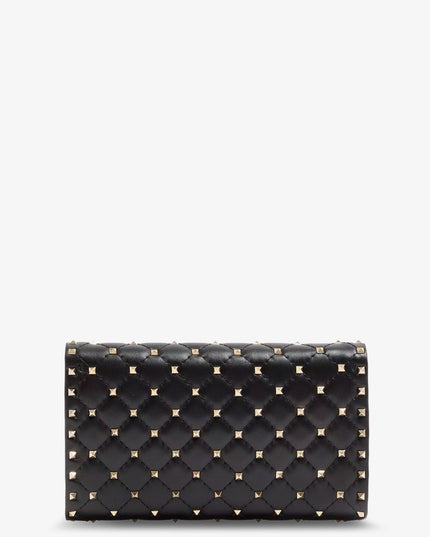 Rockstud Spike leather crossbody bag with iconic all-over studs