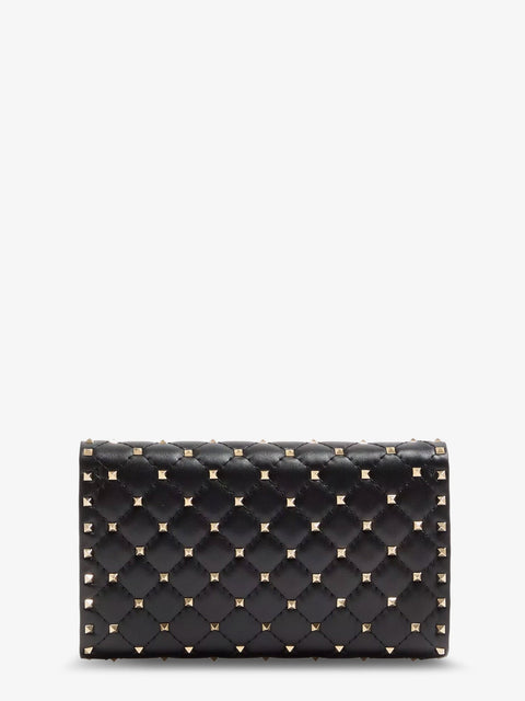 Rockstud Spike leather crossbody bag with iconic all-over studs