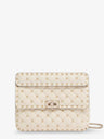 Rockstud Spike leather crossbody bag with iconic all-over studs