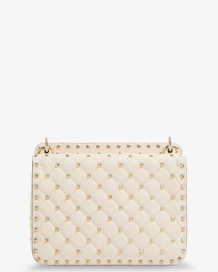 Rockstud Spike leather crossbody bag with iconic all-over studs