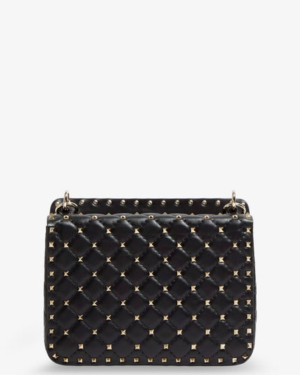 Rockstud Spike leather crossbody bag with iconic all-over studs