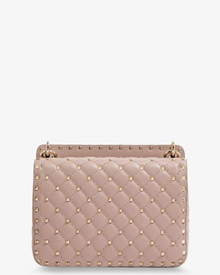 Rockstud Spike leather crossbody bag with iconic all-over studs