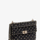 Rockstud Spike leather crossbody bag with iconic all-over studs