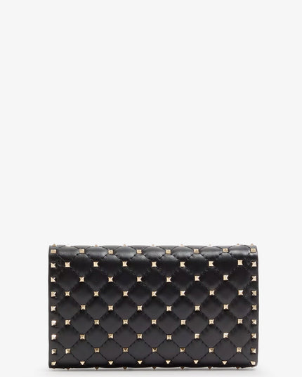Rockstud Spike leather shoulder bag with iconic all-over studs