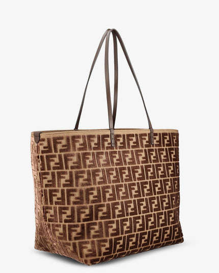 Roll Large FF jacquard fabric shopping bag