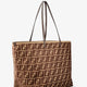 Roll Large FF jacquard fabric shopping bag