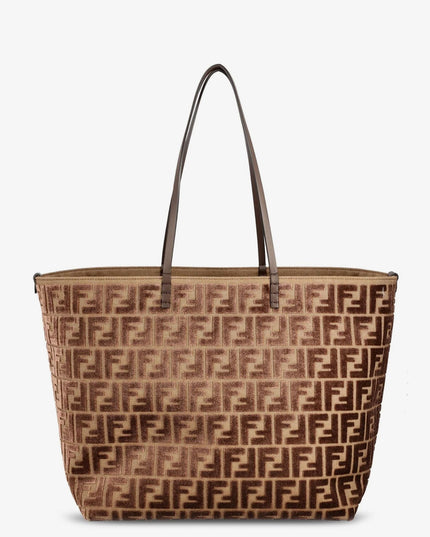 Roll Large FF jacquard fabric shopping bag