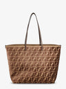 Roll Large FF jacquard fabric shopping bag