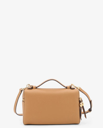 Romy slim hammered leather crossbody bag