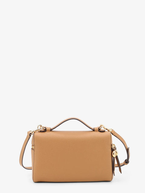 Romy slim hammered leather crossbody bag