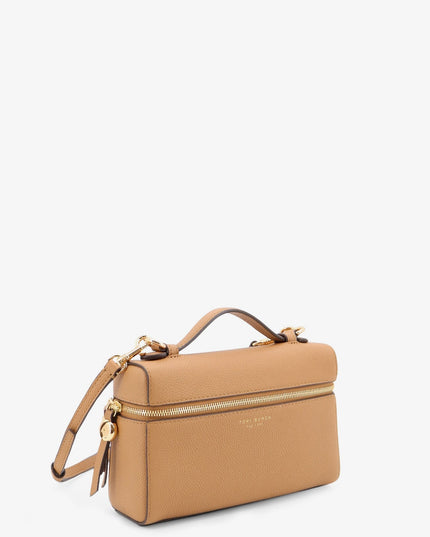 Romy slim hammered leather crossbody bag