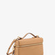 Romy slim hammered leather crossbody bag