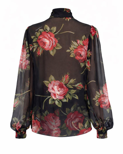 ROSE BOUQUET PRINT TOP