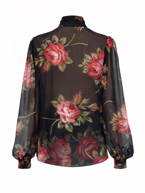 ROSE BOUQUET PRINT TOP