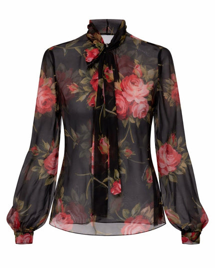 ROSE BOUQUET PRINT TOP
