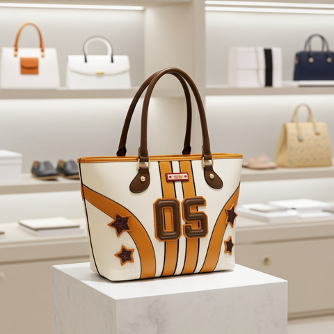 Shopper-Tasche VARSITY (Beige) – Nikky by Nicole Lee