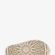 Rubber sandals with embossed logo