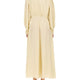RUCHED SILK DRESS
