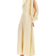 RUCHED SILK DRESS