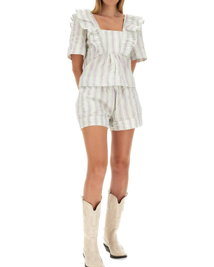 RUFFLE BLOUSE